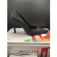 Kuum London 3 Farklı Model Deri Stiletto Kadın Topuklu Abiye Ayakkabı
