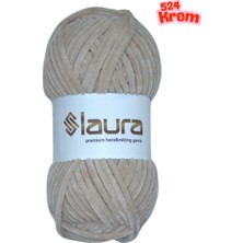 LAURA Kadife El Örgü İpi, 100 Gr. 120 Mt., %100 Mikro Polyester