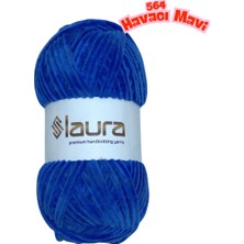 LAURA Kadife El Örgü İpi, 100 Gr. 120 Mt., %100 Mikro Polyester