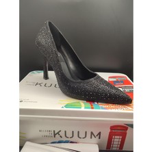 Kuum London 3 Farklı Model Deri Stiletto Kadın Topuklu Abiye Ayakkabı