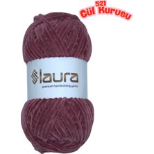 LAURA Kadife El Örgü İpi, 100 Gr. 120 Mt., %100 Mikro Polyester