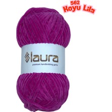 LAURA Kadife El Örgü İpi, 100 Gr. 120 Mt., %100 Mikro Polyester