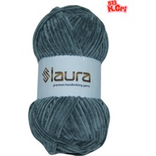 LAURA Kadife El Örgü İpi, 100 Gr. 120 Mt., %100 Mikro Polyester