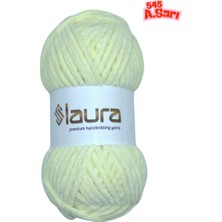 LAURA Kadife El Örgü İpi, 100 Gr. 120 Mt., %100 Mikro Polyester