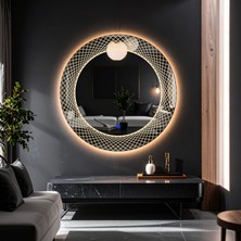 Trivon Günışığı Led'li Lazer Kumlamalı Lavabo & Banyo Aynası (Dokunmatik Sensörlü)