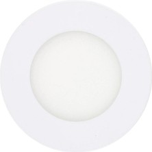 6W Sıva Altı LED Panel - Yuvarlak, Gün Işığı 3000K | Yüksek Verim, Enerji Tasarrufu ve uzun ömür