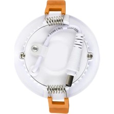 Yüksek Verimli 20W Yuvarlak Sıva Altı LED Panel MX-1014-1800 LÜMEN,3000K-GÜN Işığı-3 Yıl Garanti