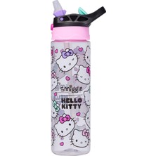 Smiggle - Hello Kitty Bpasız Otomatik Pipetli 650ML Suluk