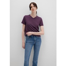 Mavi Mor Basic Tişört 1613536-70635