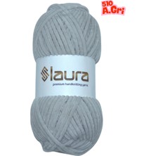 LAURA Kadife El Örgü İpi, 5'li Paket, 5X100 Gr. 120 Mt., %100 Mikro Polyester