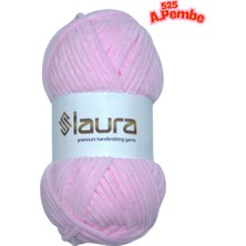 LAURA Kadife El Örgü İpi, 5'li Paket, 5X100 Gr. 120 Mt., %100 Mikro Polyester