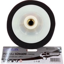 Ceylan Adam Nikon 12550SY Polisaj Süngeri 125 mm Siyah Yumuşak
