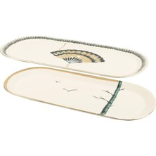 Mikasa Moor Grace 2'li Oval Servis Tabak