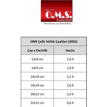 Oms Çelik Kaçerola 20 Cm Sütlük/Sosluk