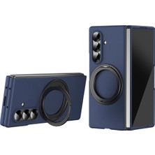 Cool-M Samsung Galaxy Z Fold7 5g Manyetik Kılıf Halkalı Destekli Sert Pc Kılıfı ve Temperli Cam Ekran Filmi (Yurt Dışından)