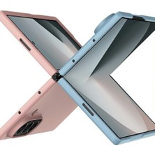 Cool-M Samsung Galaxy Z Fold7 5g Skin-Touch Dokulu Sert Pc Katlanır Telefon Kılıfı (Yurt Dışından)