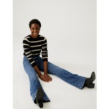 Marks & Spencer Yüksek Bel Flared Fit Jean Pantolon