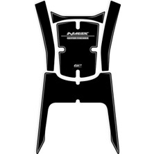 Gp Kompozit Yamaha Nmax 125 / 155 2025 Uyumlu Tank Pad Gri