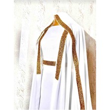 Yöresel Abaya Takımı Beyaz