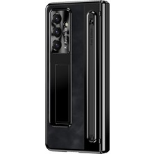 Cool-M Samsung Galaxy Z Fold7 5g Kalem Yuvası Deri + Pc Destekli Telefon Kılıfı ve Temperli Cam Filmi (Yurt Dışından)
