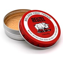 Reuzel Tüm Saç Tipleri Için Kırmızı Pomade Water Soluble Saç Şekillendirici - 1.3OZ/95G