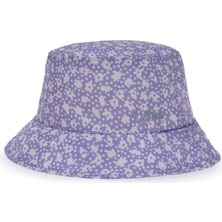 U.S. Polo Assn. Kız Çocuk Lila Desenli Bucket Şapka 50312277-VR034