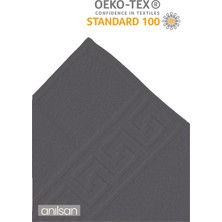 Anılsan 6'lı Sarı Greek El Havlusu - 50x90 Cm, 225 Gr, %100 Pamuk, Spa Ve Otel Havlusu, Günlük Kullanıma Uygun