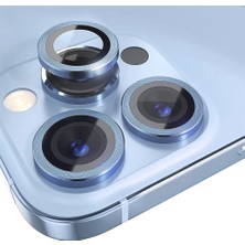 Etiget  iPhone 13 Pro / 13 Pro Max Kamera Lens Koruyucu ''Safir Cam & Kolay Kurulum'' (Mavi)