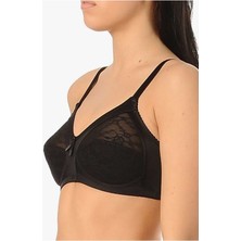 Kadın Siyah 1905 Dantel Detaylı Toparlayıcı Küçültücü Sütyen