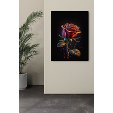 Kırmızı Gül Kanvas Tablo Canvas Ev Duvar Dekarasyon Duvar Süsü Ölçü Seçmeyi Unutmayınız :)