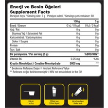 Dynamic Nutrition Creatine Monohydrate - 300 G - Aromasız - 60 Servis - %100 Saf Mikronize Kreatin Monohidrat