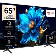 TCL 65P7K 65'' 165 Ekran Uydu Alıcılı 4K Ultra HD QLED Google TV
