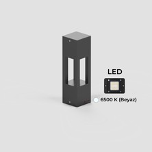 Orvia Led’li Alüminyum Yürüyüş Yolu Bahçe Aydınlatması |35 cm Bollard Aydınlatma Direği