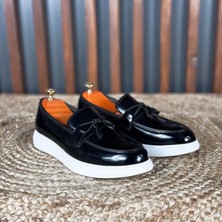 Modern Rugan Klasik Loafer Erkek Ayakkabı M1317