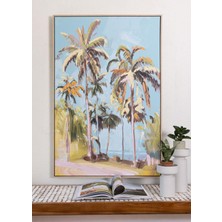 The Mia Palm Kanvas Tablo 80X120 cm TBL0086