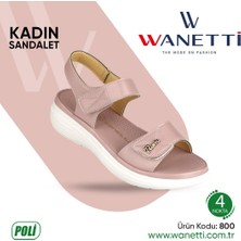 Kadın Sandalet Spor Günlük Kullanıma Uygun Cırtlı Comfort Taban Sandalet