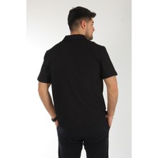 Mckanzie 6509 Yakalı Cepli Krinkıl T-Shirt