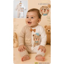 Erkek Bebek Takım Pamuk 3-6-9 Ay