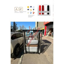 Motor Tente Market Zlin Troya Üç Tekerli Motor Brandası - Siyah