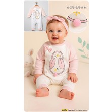 Kız Bebek Takım Pamuk 3-6-9 Ay