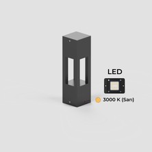 Orvia Led’li Alüminyum Yürüyüş Yolu Bahçe Aydınlatması |35 cm Bollard Aydınlatma Direği