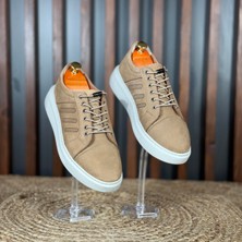 Içi Naturel Deri Dışı Süet Ayakkabı M1204