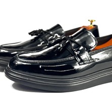 Modern Rugan Klasik Loafer Ayakkabı M1316