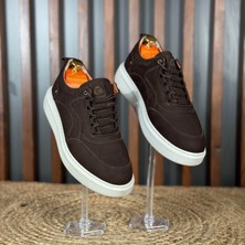 Iç Dış Naturel Deri Bağcıklı Ayakkabı M1224