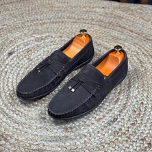 Içi Naturel Deri Dışı Süet Loafer Ayakkabı M1252