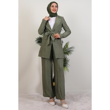 Giza Store Başak Pantolonlu Takım Soft Yeşil