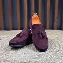 Içi Naturel Deri Dışı Süet Loafer Ayakkabı M1250