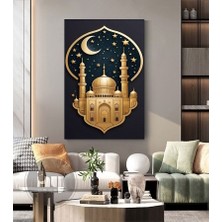 Özkacar Group Ramazanı Şerif Gelişi Kanvas Tablo Ev Duvar Salon Ofis Dükkan Hediyelik Dekarasyon Süsü