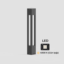 Orvia Modern Led’li Alüminyum Bahçe Aydınlatması | 75 cm Bollard Aydınlatma Direği