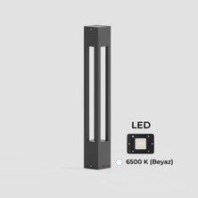 Orvia Modern Led’li Alüminyum Bahçe Aydınlatması | 75 cm Bollard Aydınlatma Direği